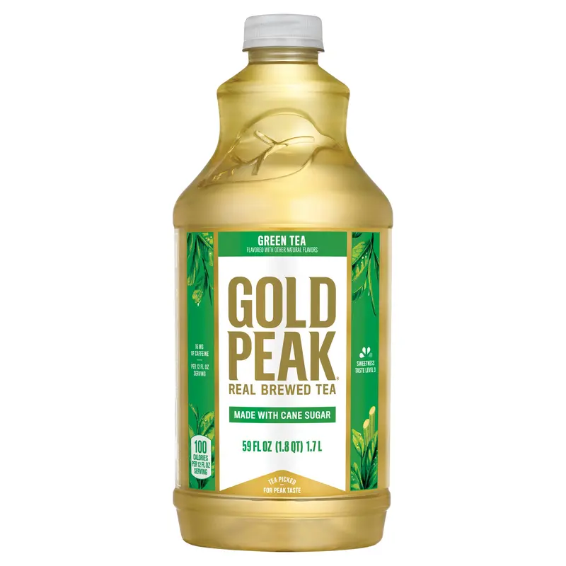 Gold Peak Sweetened Green Tea Bottle, 59 fl oz