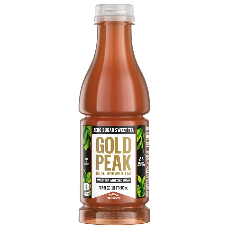 Gold Peak Zero Sugar Diet Iced Sweet Tea Drink, 18.5 fl oz