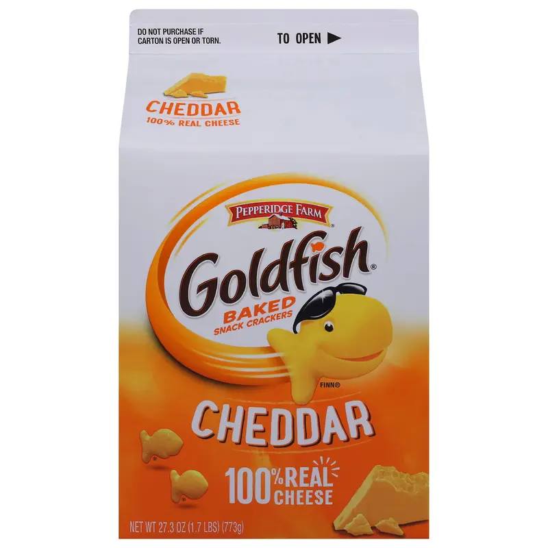 Goldfish Baked Cheddar Snack Crackers 27.3 oz
