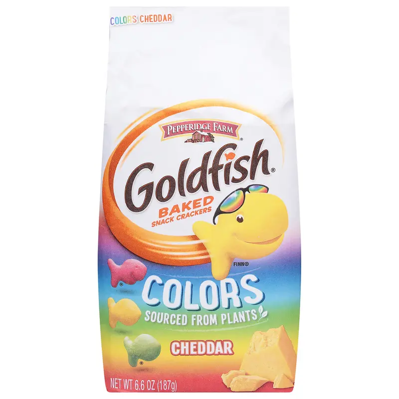 Goldfish Colors Baked Cheddar Snack Crackers 6.6 oz