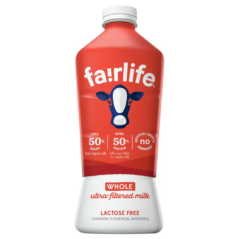 fairlife Whole Ultra-Filtered Milk, Lactose Free, 52 fl oz