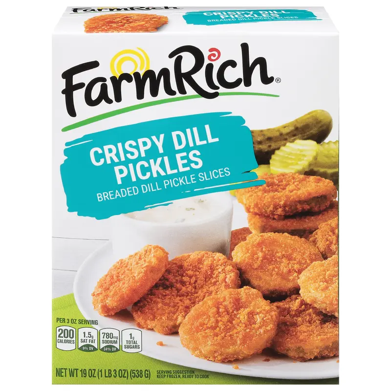 Farm Rich Crispy Dill Pickles 19 oz