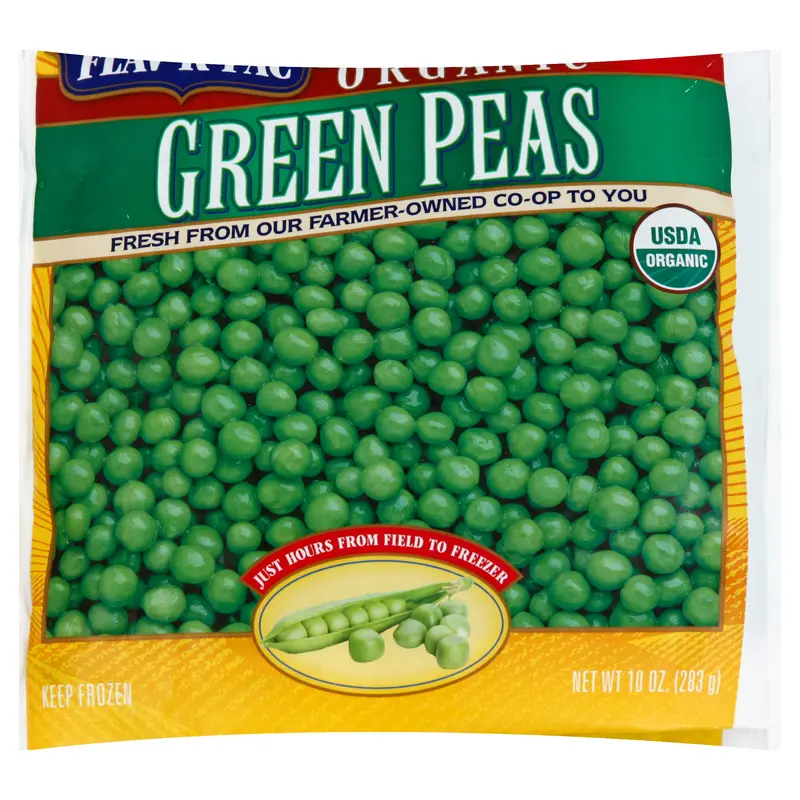 Flav R Pac Green Peas 10 oz