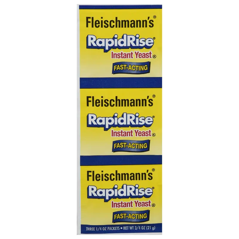 Fleischmann's RapidRise Fast-Acting Instant Yeast 3 - 0.25 oz Packets