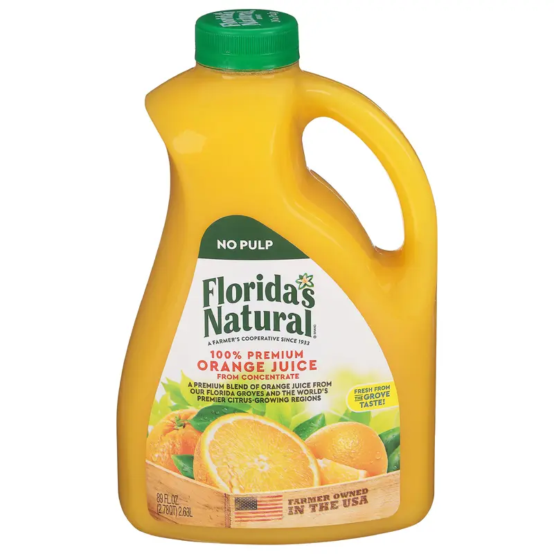 Florida's Natural No Pulp 100% Premium Orange Juice 89 fl oz