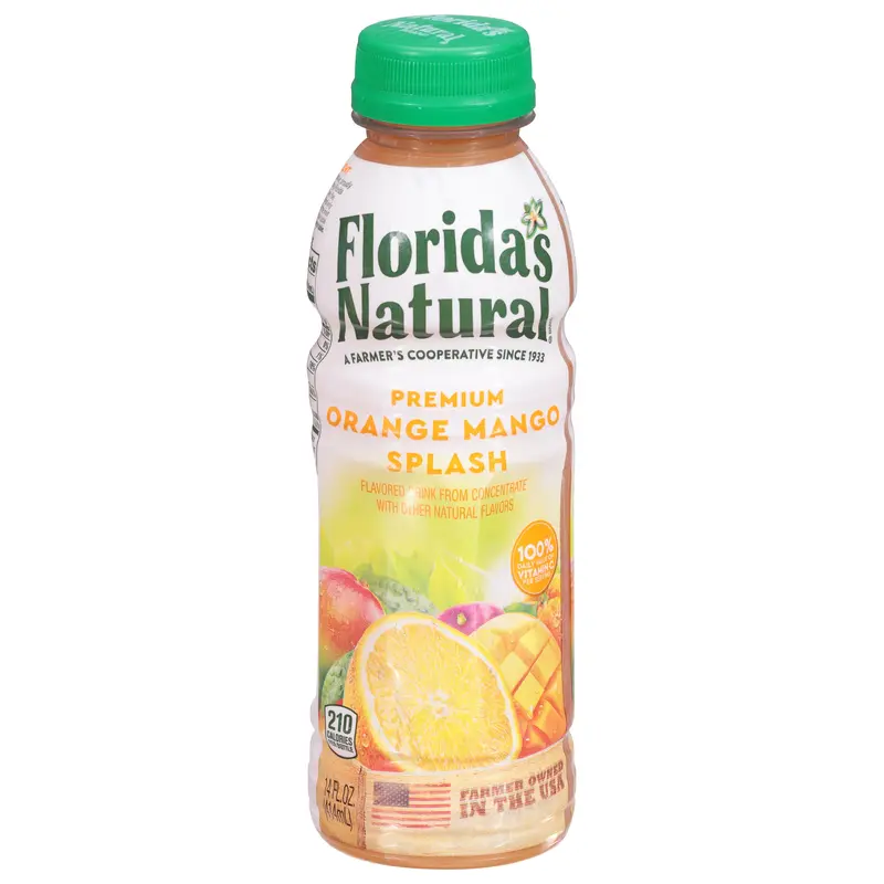 Florida's Natural Premium Orange Mango Splash Juice 14 fl oz