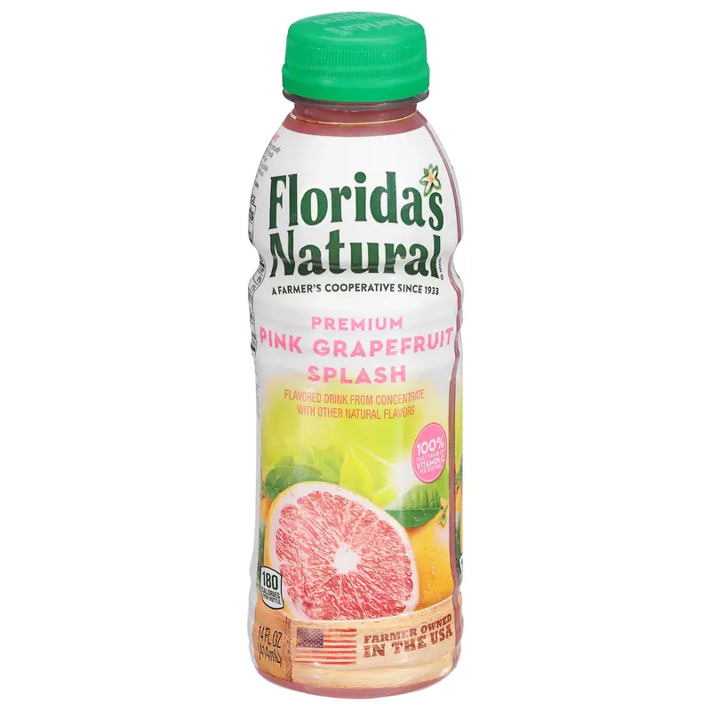 Florida's Natural Premium Pink Grapefruit Splash 14 fl oz