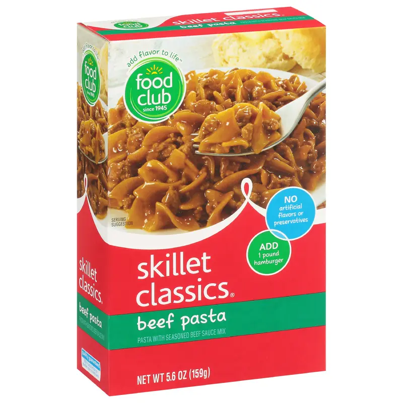 Food Club Beef Pasta Skillet Classics 5.6 oz