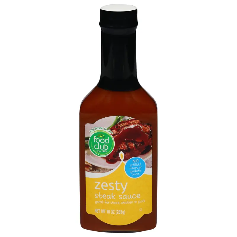 Food Club Zesty Steak Sauce 10 oz