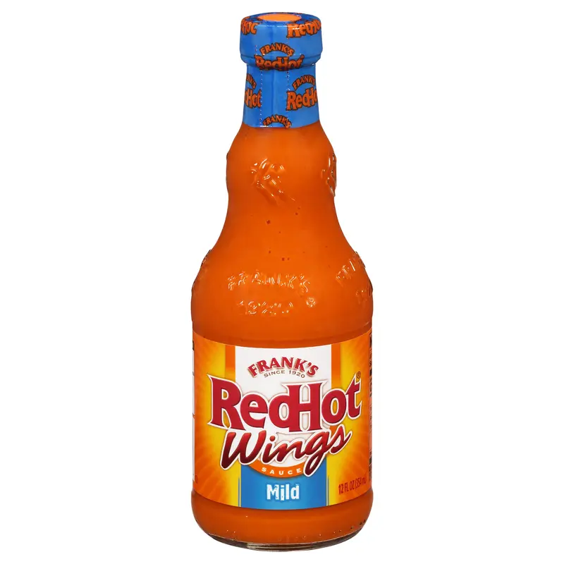 Frank's RedHot Mild Wings Hot Sauce, 12 fl oz