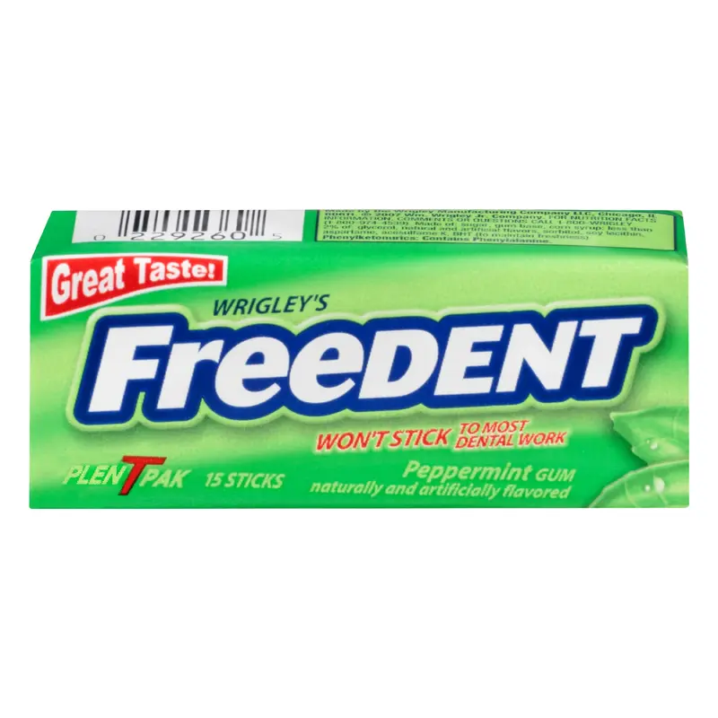Freedent PlenTpak Peppermint Gum 15 ea