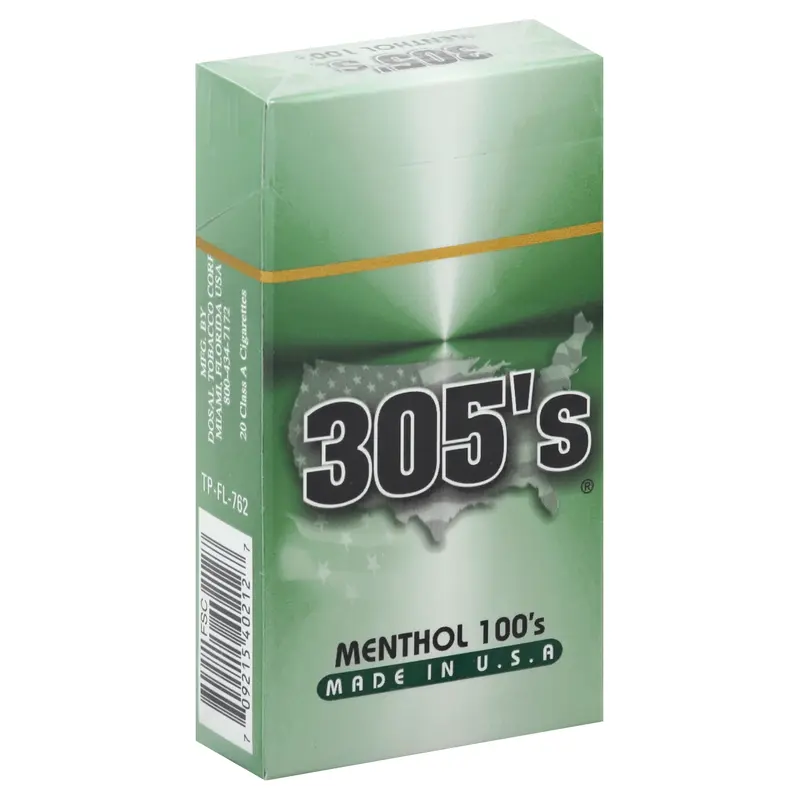 305s Cigarettes 20 ea - MENTHOL 100'S