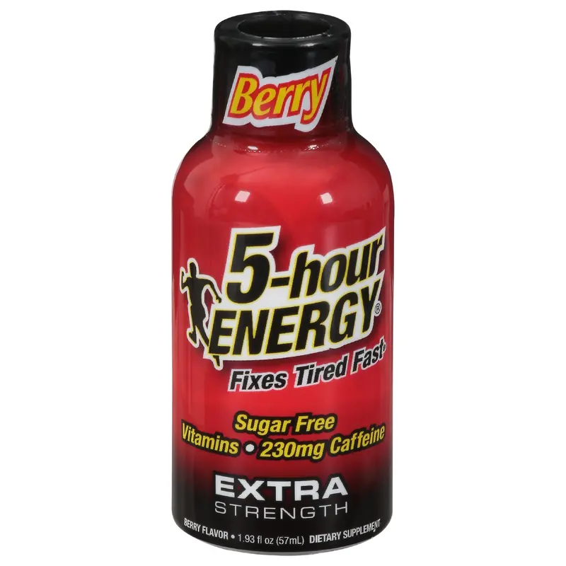 5-Hour Energy Fixes Tired Fast Extra Strength Berry Energy Shot 1.93 fl oz