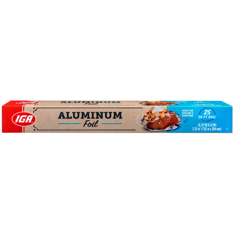 ALUMINUM FOIL STANDARD 12" 25 SQ FT