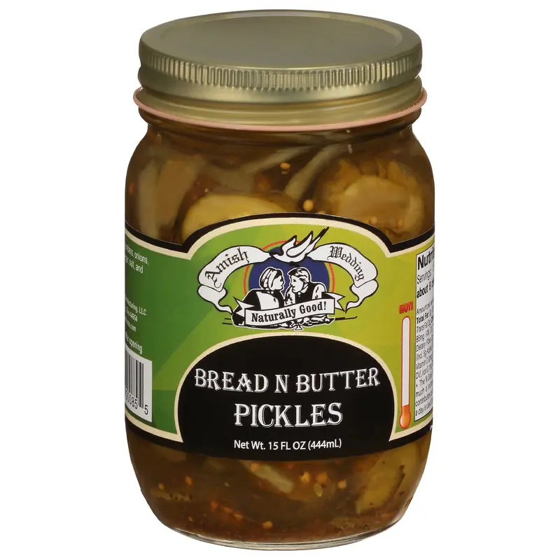 Amish Wedding Hot Bread N Butter Pickles 15 fl oz