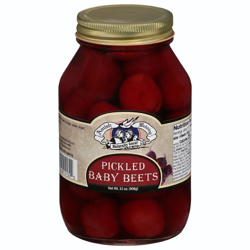 Amish Wedding Pickled Baby Beets 32 oz