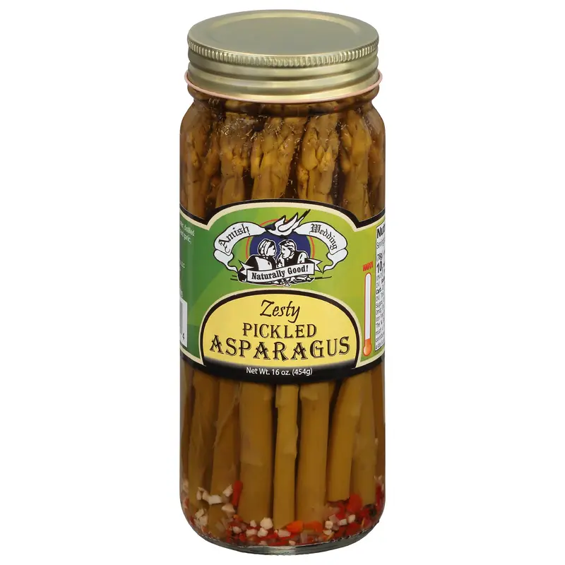 Amish Wedding Pickled Zesty Asparagus 16 oz