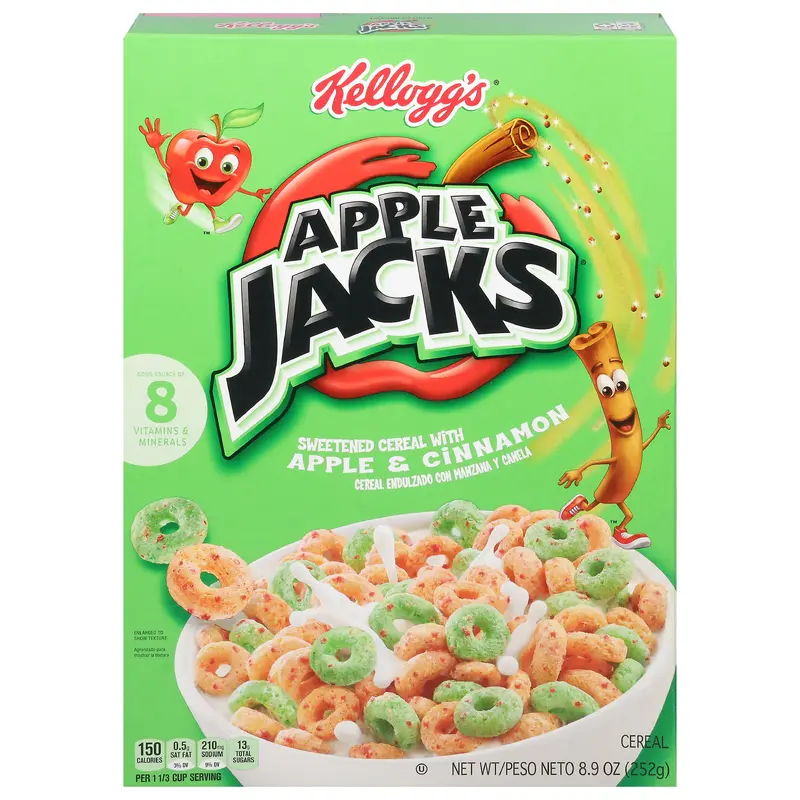 Apple Jacks Apple & Cinnamon Cereal 8.9 oz