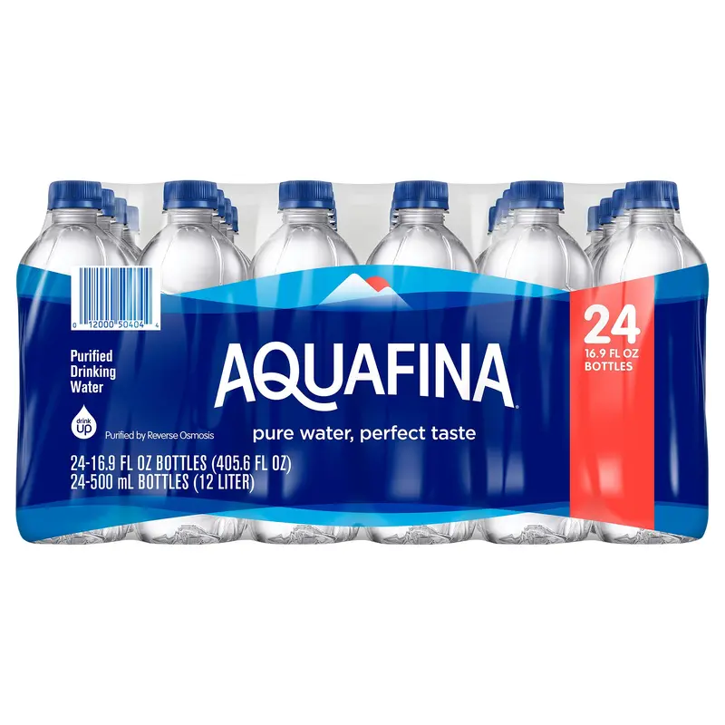 Aquafina Purified Drinking Water 16.9 Fl Oz 24 Count