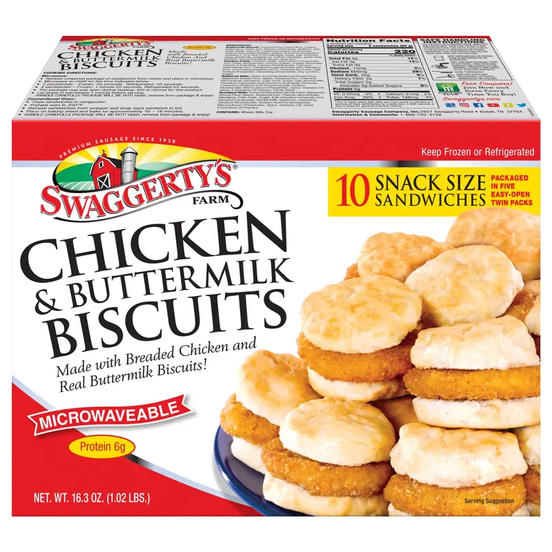 10 Chicken & Bttrmlk Bscts 16.3oz