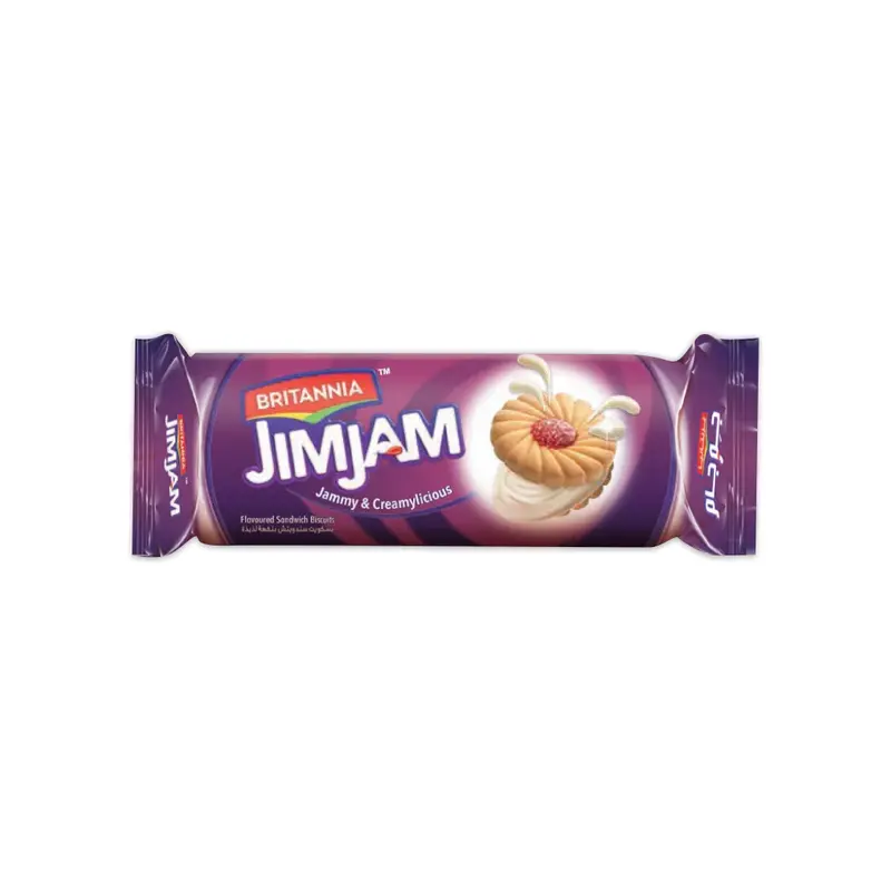 BRITANNIA JIM JAM ( JAMMY & CREAMY LICIOUS )