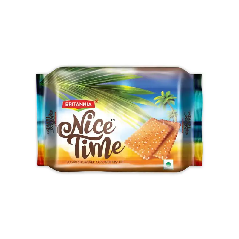 BRITANNIA NICE TIME (SUGAR SHOWERED COCONUT BISCUIT)