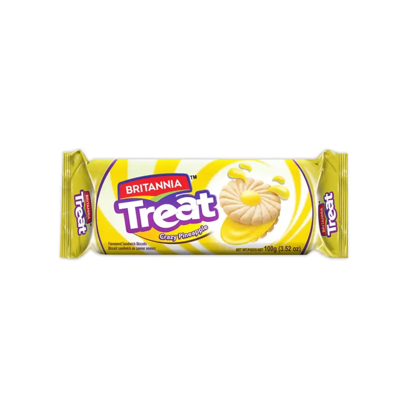 BRITANNIA TREAT CRAZY PINEAPPLE
