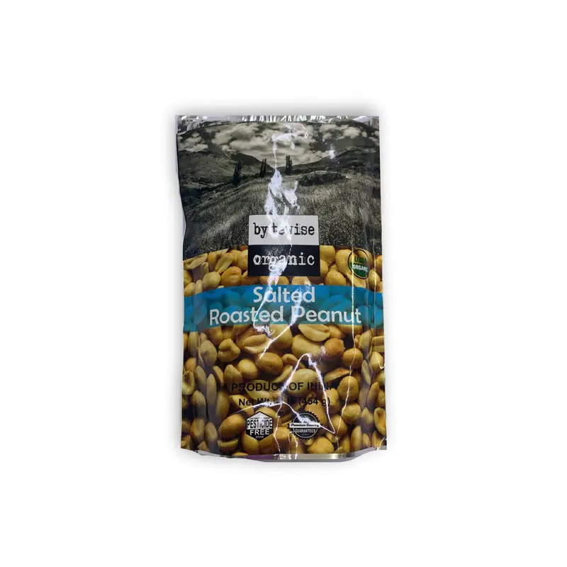BYTEWISE ORGANIC SALTED ROASTED PEANUTS