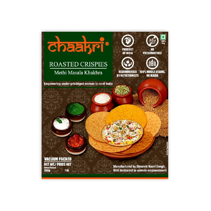 CHAAKRI ROASTED CRISPIES METHI MASALA KHAKHRA