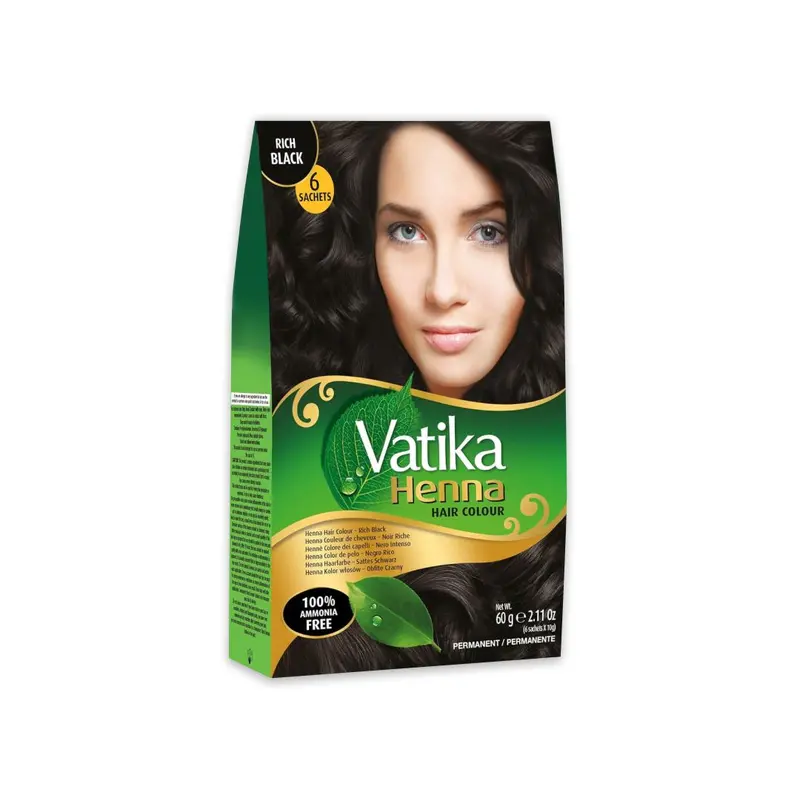VATIKA HENNA HAIR COLOR RICH BLACK