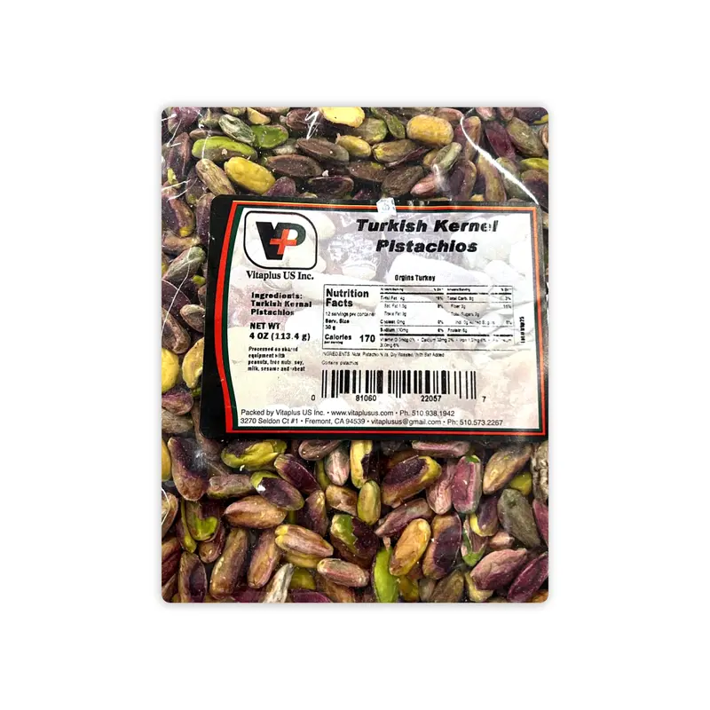 VITAPLUS TURKISH KERNEL PISTACHIOS