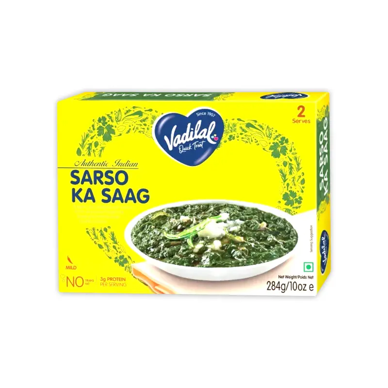 VADILAL SARSO KA SAAG 2 PCS (AUTHENTIC JNDIAN)