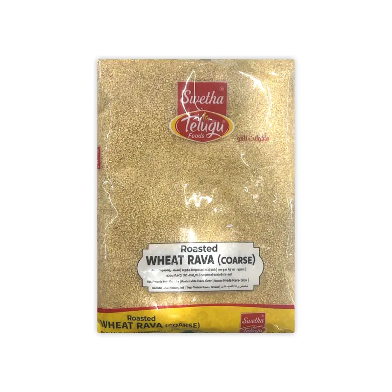 SWETHA ROASTED WHEAT RAVA ( COARSE )