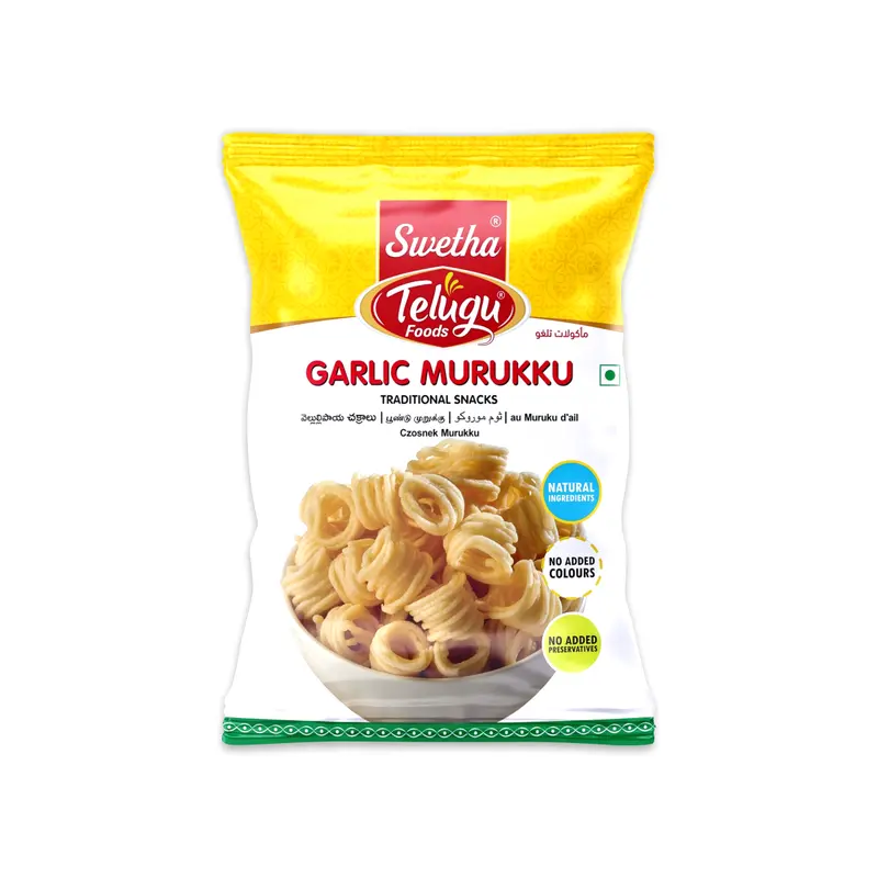 SWETHA TELUGU FOODS GARLIC MURUKKU