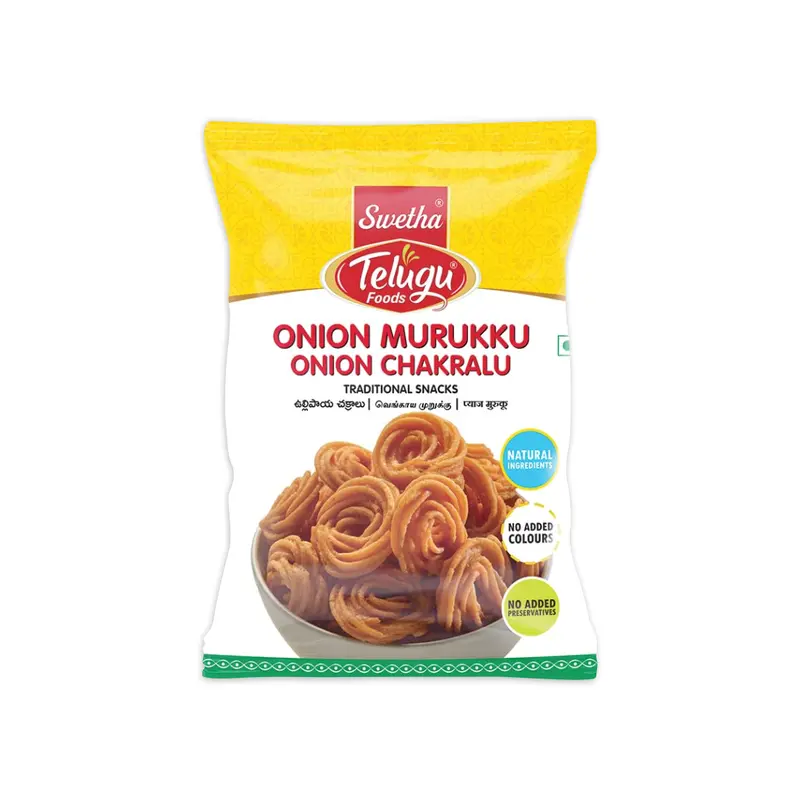 SWETHA TELUGU FOODS ONION MURUKKU ONION CHAKRALU