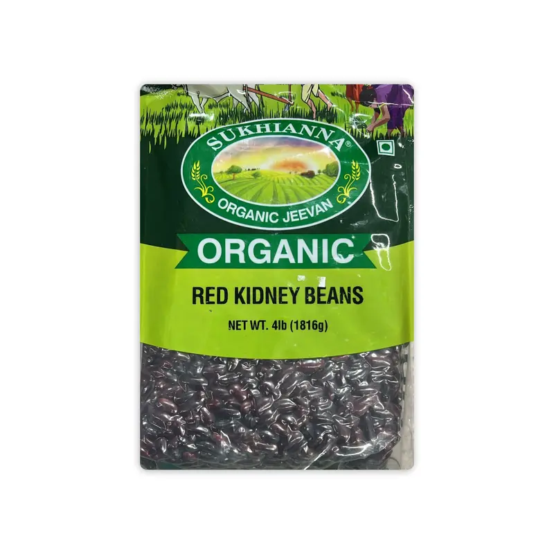 SUKHIANNA ORGANIC RED KIDNEY BEANS