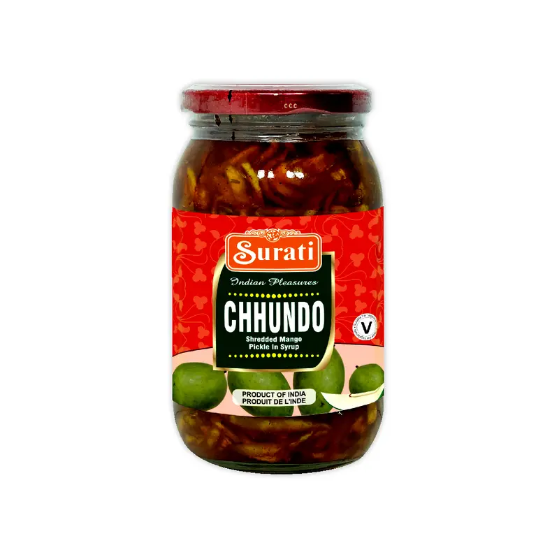 SURATI CHHUNDO SHREDDED MANGO PICKLE IN SYRUP