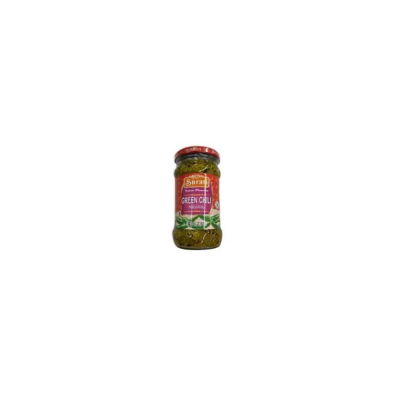 SURATI GREEN CHILI PICKLE IN OIL