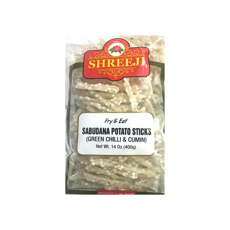 SHREEJI SABUDANA POTATO STICKS (GREEN CHILI & CUMIN)