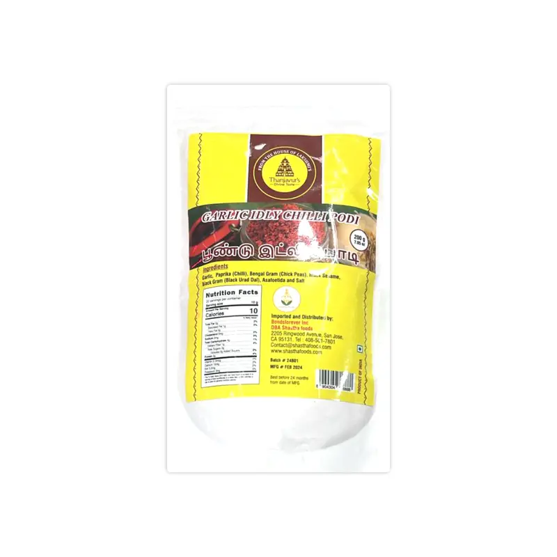 SHASTHA FOODS GARLIC IDLY CHILLIPODI