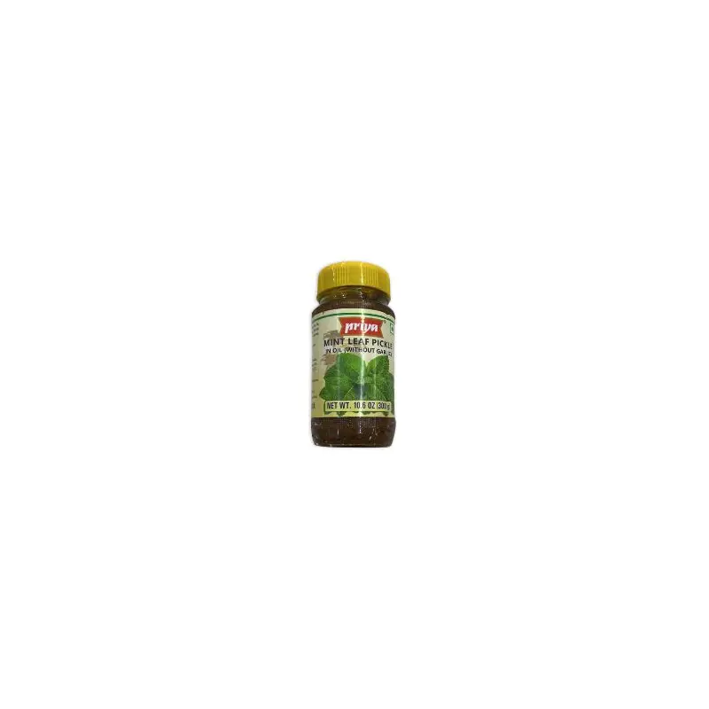 PRIYA MINT LEAF PICKLE IN OIL (WITH GARLIC)