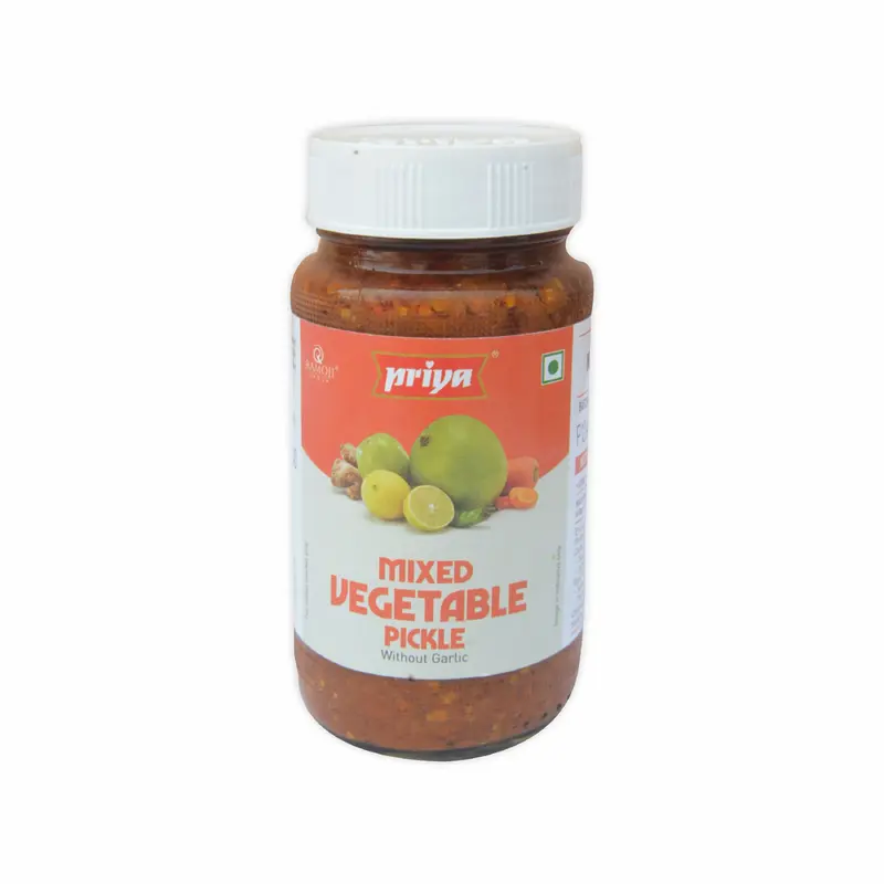 PRIYA MIXED VEGETABLE PICKLE WITHOUT GARLIC