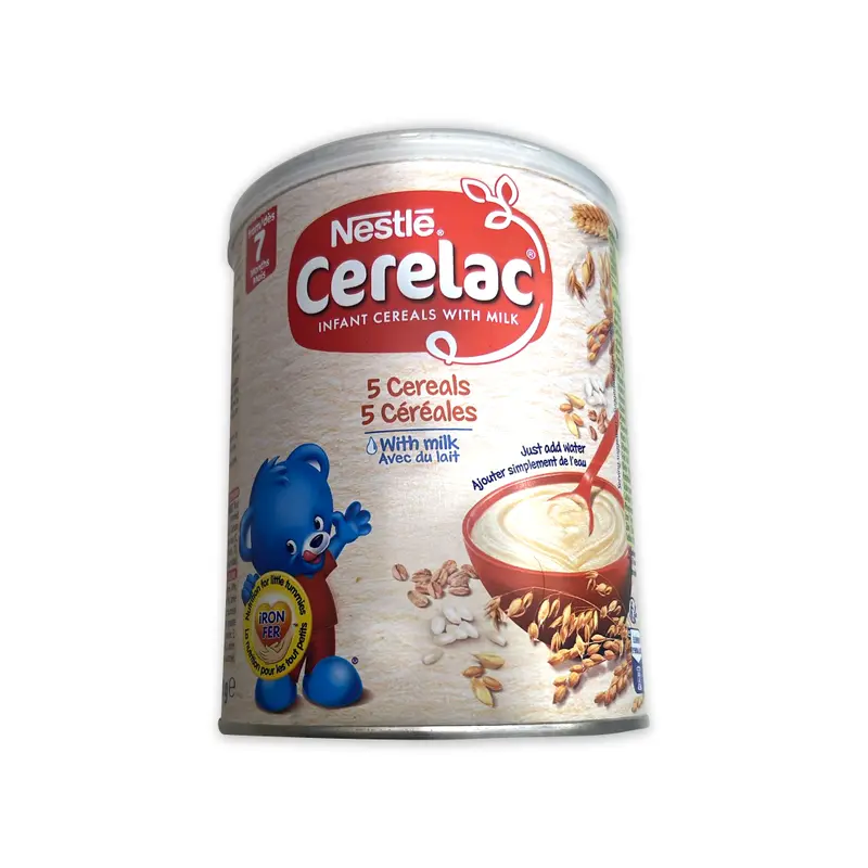 NESTLE CERELAC 5 CEREALES WITH MILK AVEC DU LAIT