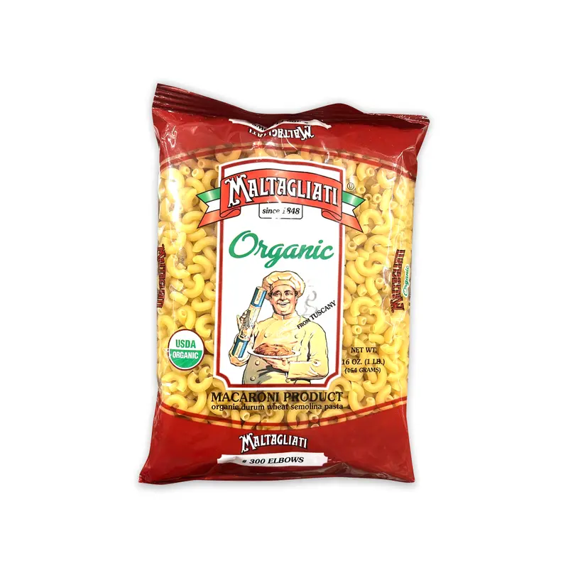 MALTAGLIATI ORGANIC MACARONI ( ELBOWS )