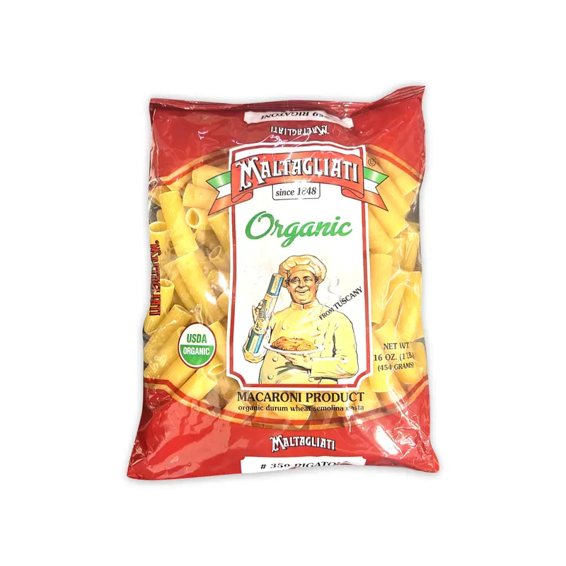 MALTAGLIATI ORGANIC MACARONI ( RIGATONI )