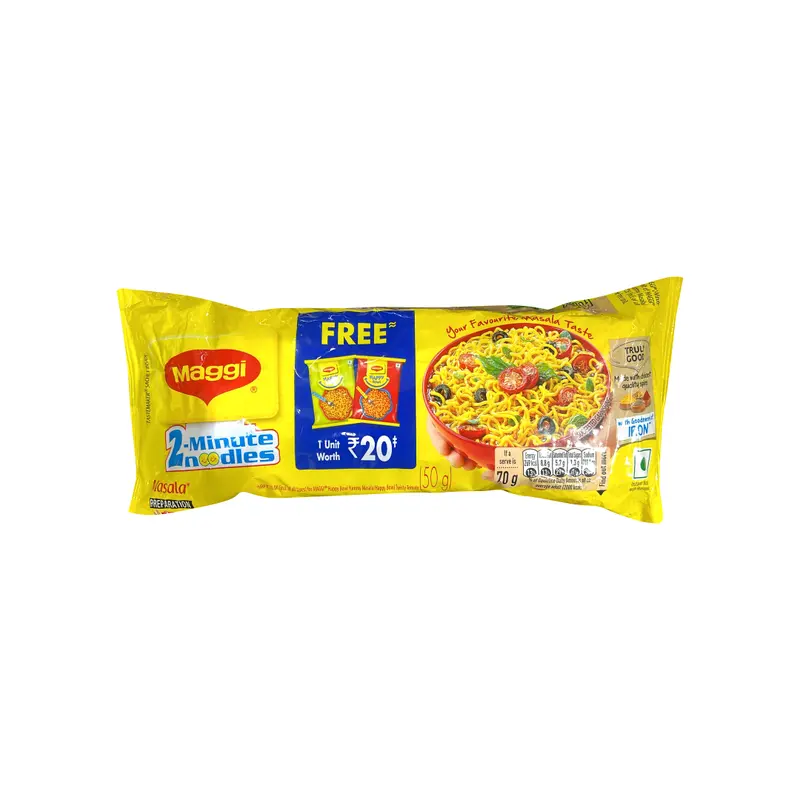 MAGGI MASALA NOODLES ( HAPPY YUMMY MASALA.HAPPY BOWL TWISTY TOMATO FREE )