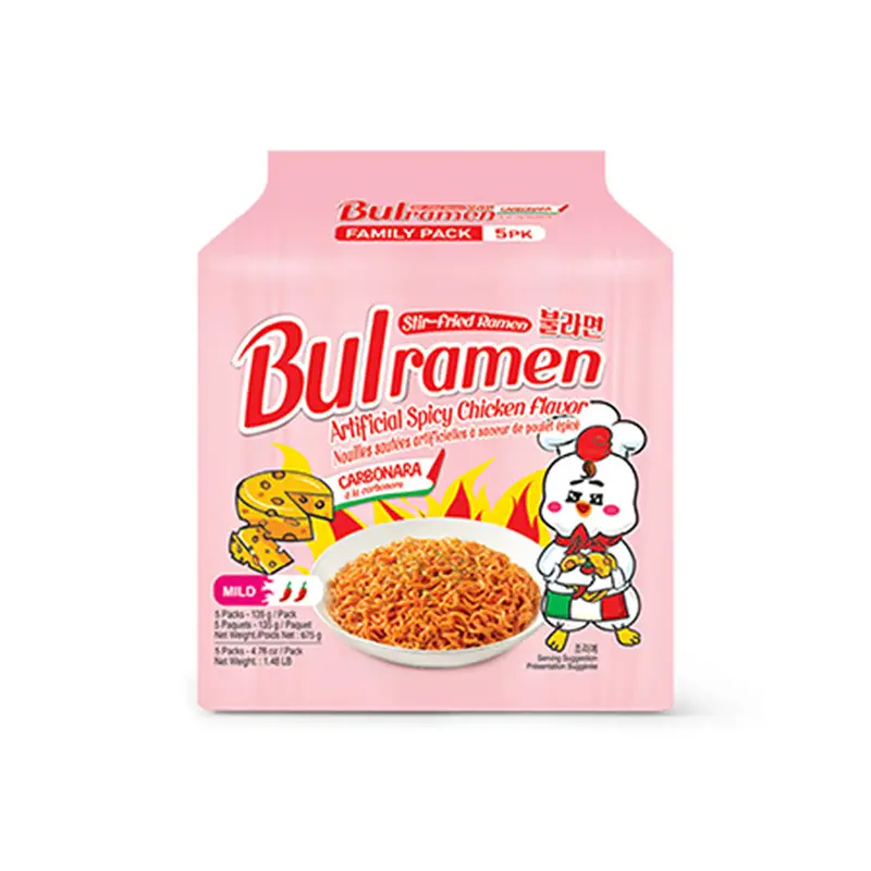 BULRAMEN - SPICY CHICKEN CARBONARA 8x135 GR