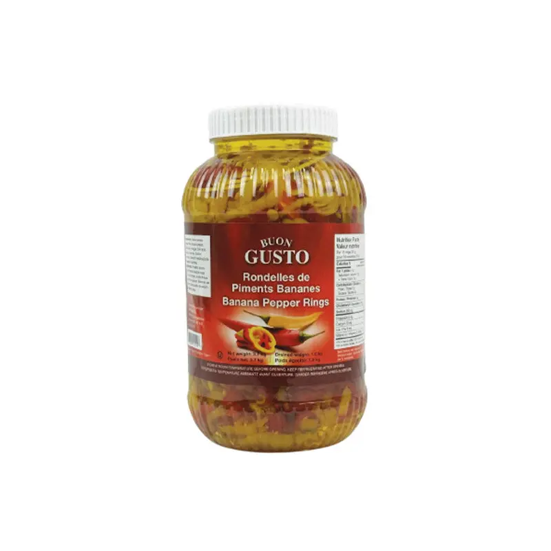 BUON GUSTO - HOT PEPPER RINGS 4x4 LT