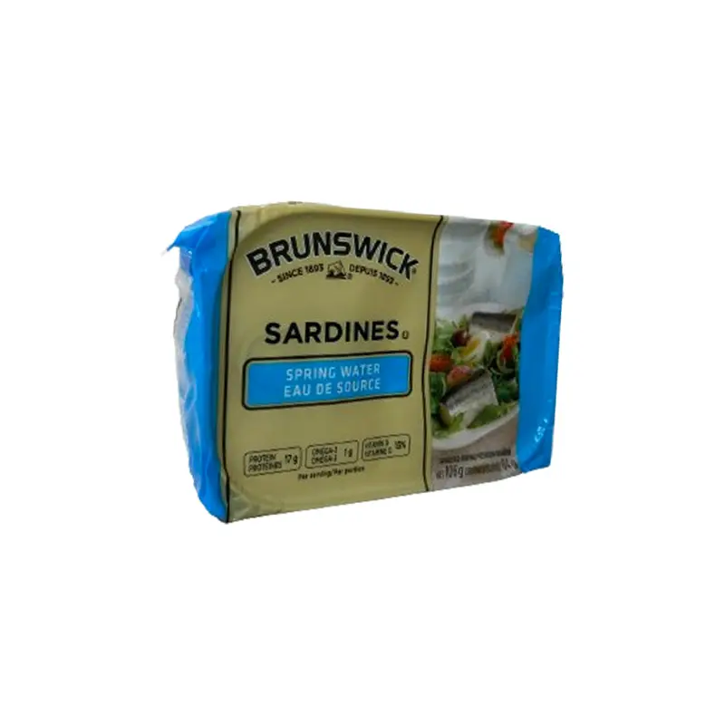 BRUNSWICK - SARDINES SPRING WATER 106GR