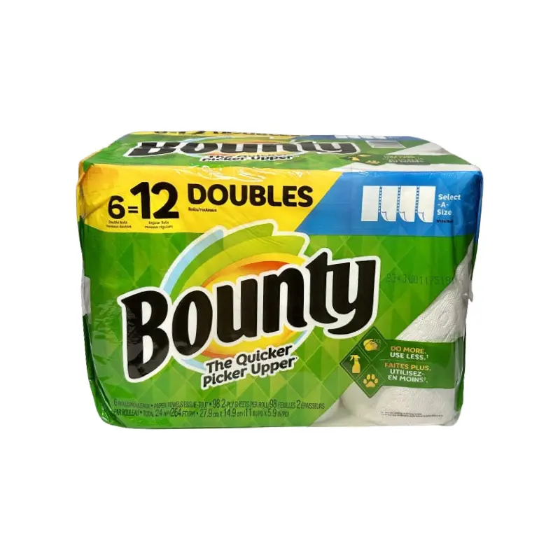 BOUNTY - DOUBLES ROLLS 6=12 6CT